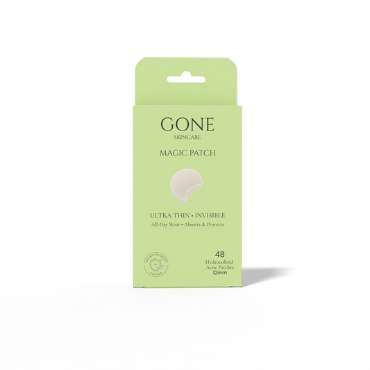 GONE MAGIC PATCH Hydrocolloid Acne Patches | 48 Patches (12mm)